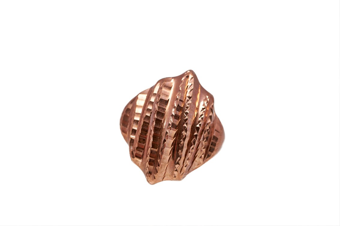10K Rose Gold Ring- 2.93 G