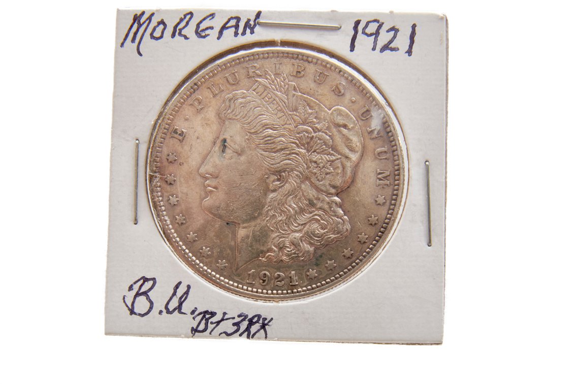 1921 Morgan Silver Dollar in XF Condition
