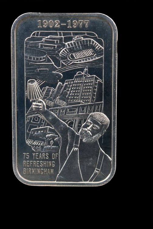 1 Oz. Fine Silver Bar-1977 Coca-Cola
