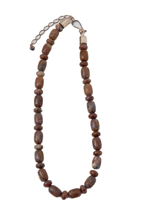 Jay King- Sterling Silver & Jasper Necklace