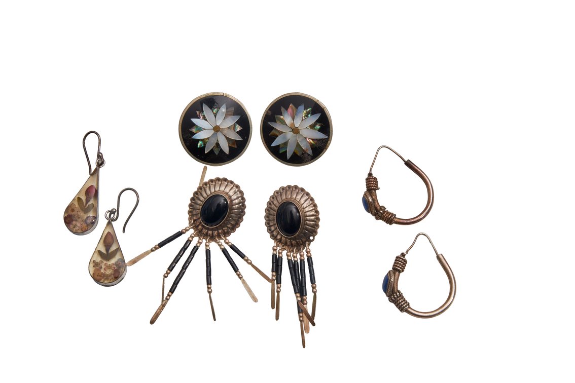 4 Sterling Silver Earring Pairs- 30.39 G
