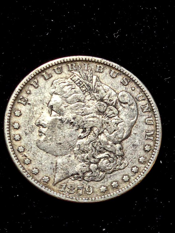 1879 Morgan Silver Dollar, Estimated VF Condition