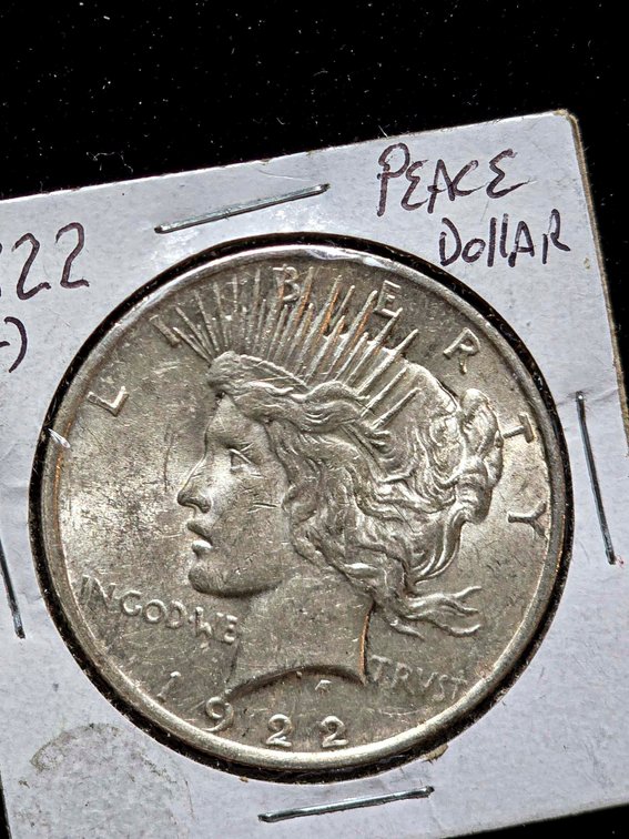 1922 Peace Silver Dollar Coin