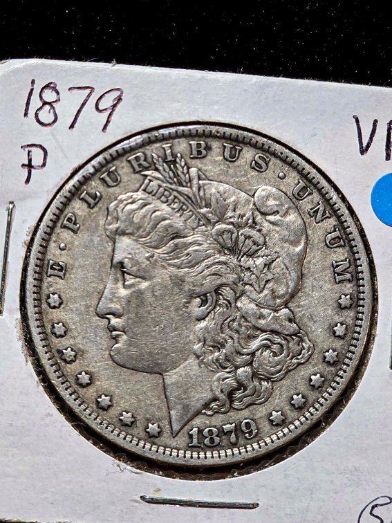 1879 Morgan Silver Dollar, Estimated VF