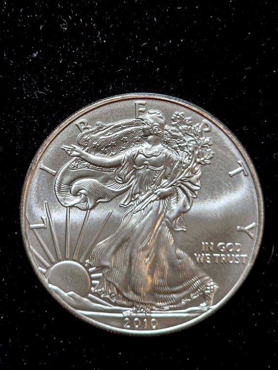 2010 American Silver Eagle 1 oz Coin - Estimated MS
