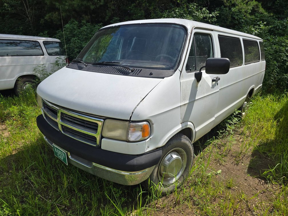 1994 Dodge Ram 3500 12-Passenger Van with Red Interior