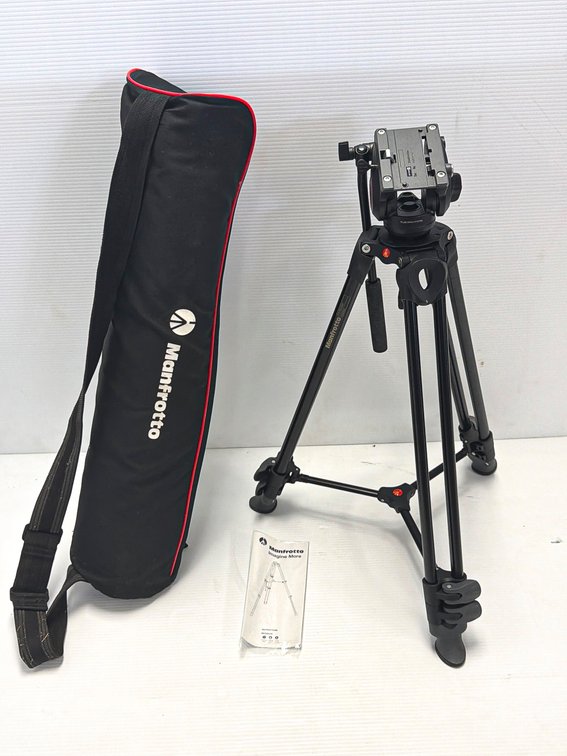 Manfrotto MVH500A Fluid Video Head with MVT502AM Tripod and Carrying Bag