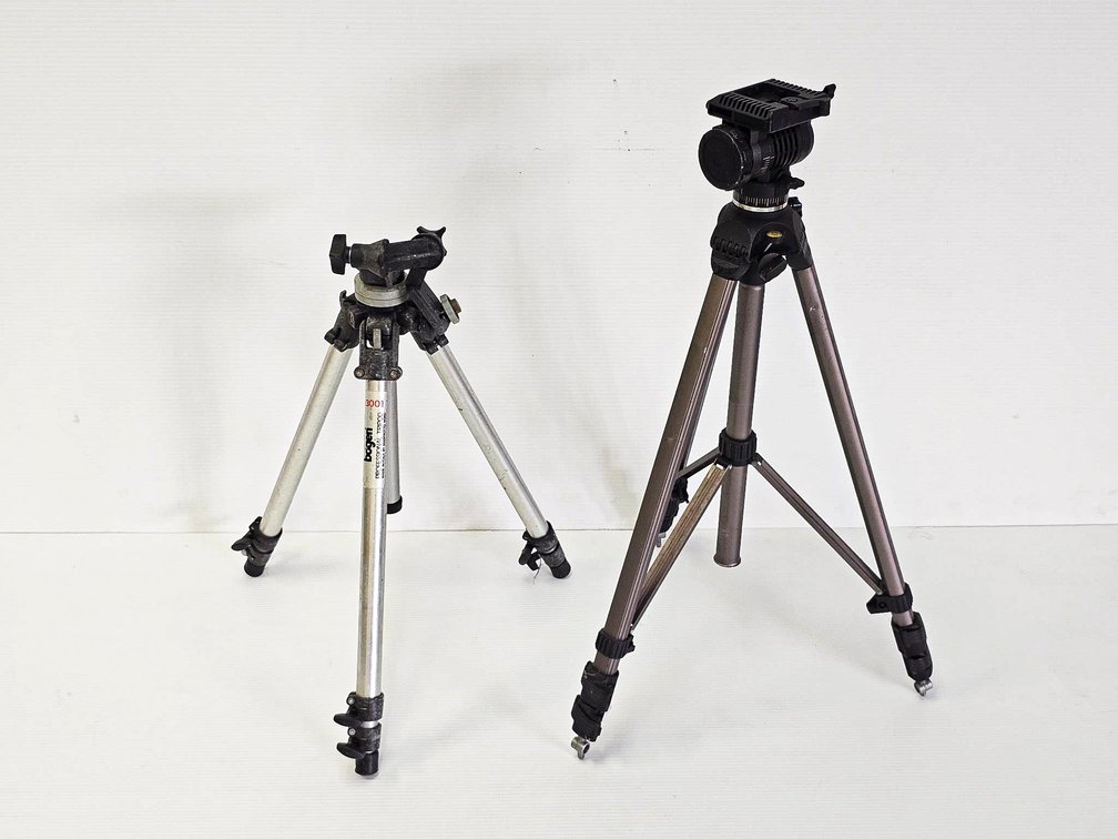 Tripods: Bogen Model 3001 and Unbranded Tripod with Adjustable Heads