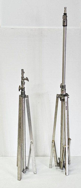 Two Aluminum Tripod Stands