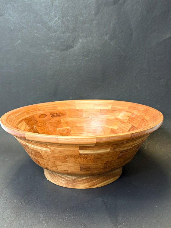 Hand Turned Wooden Bowl by J. Seymour