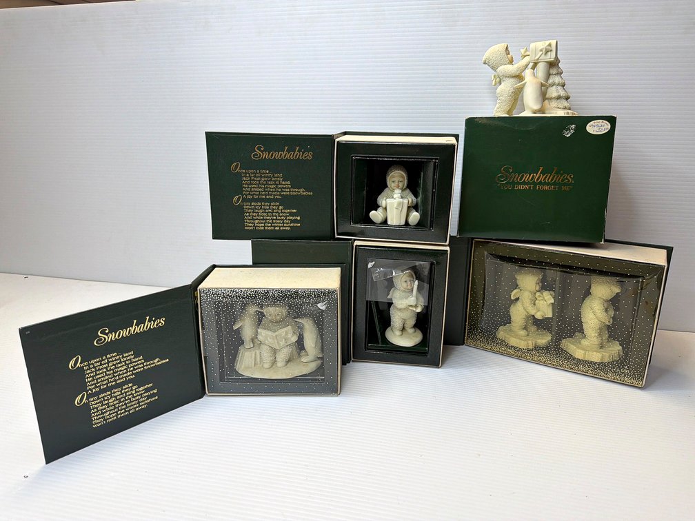 Department 56 ‘Winter Tales of Snowbabies’ Figurines with Original Boxes