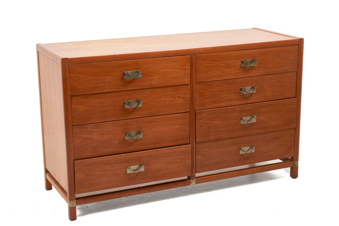 Hickory MFG Co Tung Si Dresser with Brass Pulls