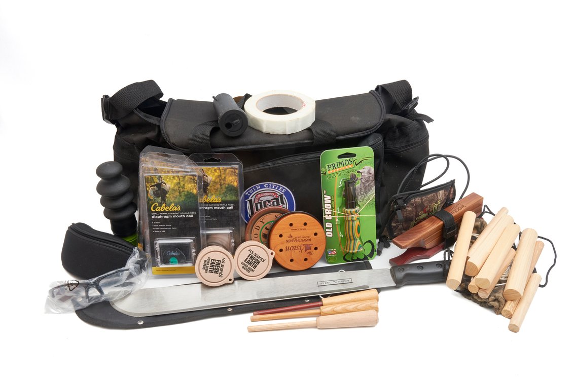 Turkey Calls & Hunting Gear in Bag