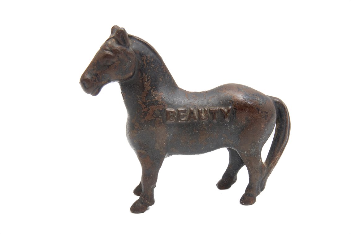 Cast Iron 'Beauty' Horse Still Bank