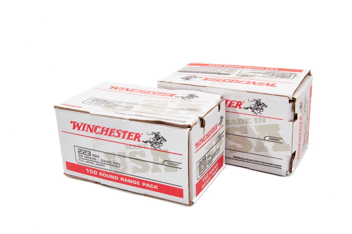 Two- .223 REM- 150 Round Range Packs- Winchester