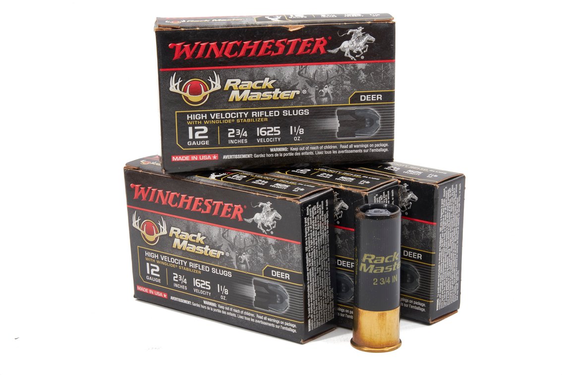 20 Shells- Winchester 12 Gauge Rifled Slugs