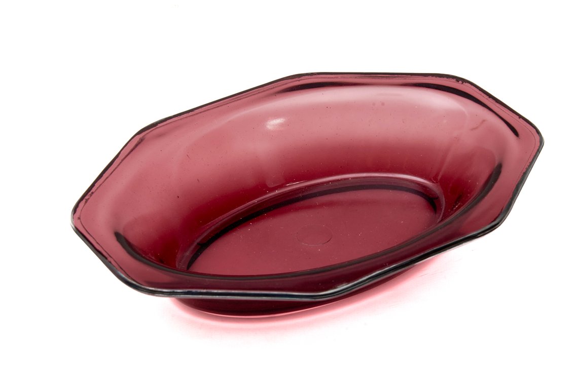 Moroccan Amethyst Glass Bowl- Hazel Atlas