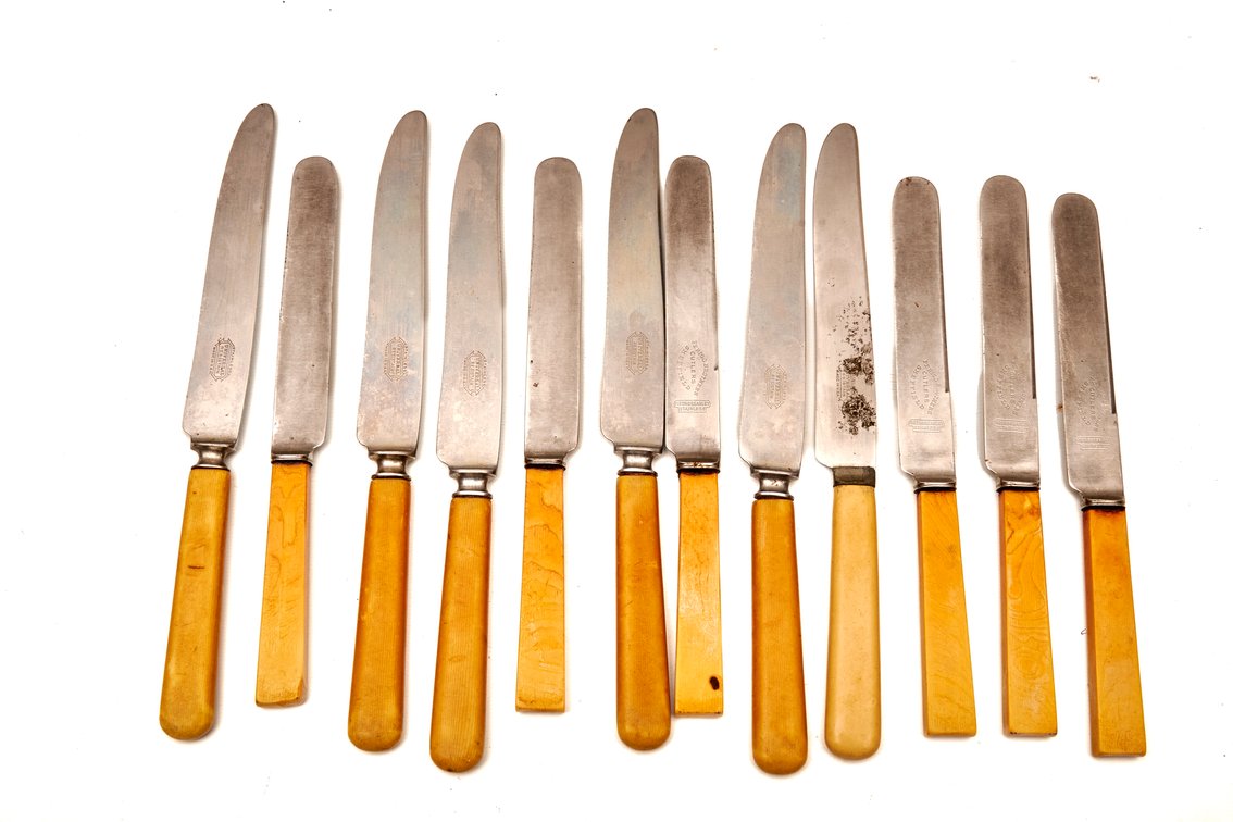 Bakelite Handled Knives- 2 Sets- Early 1900's