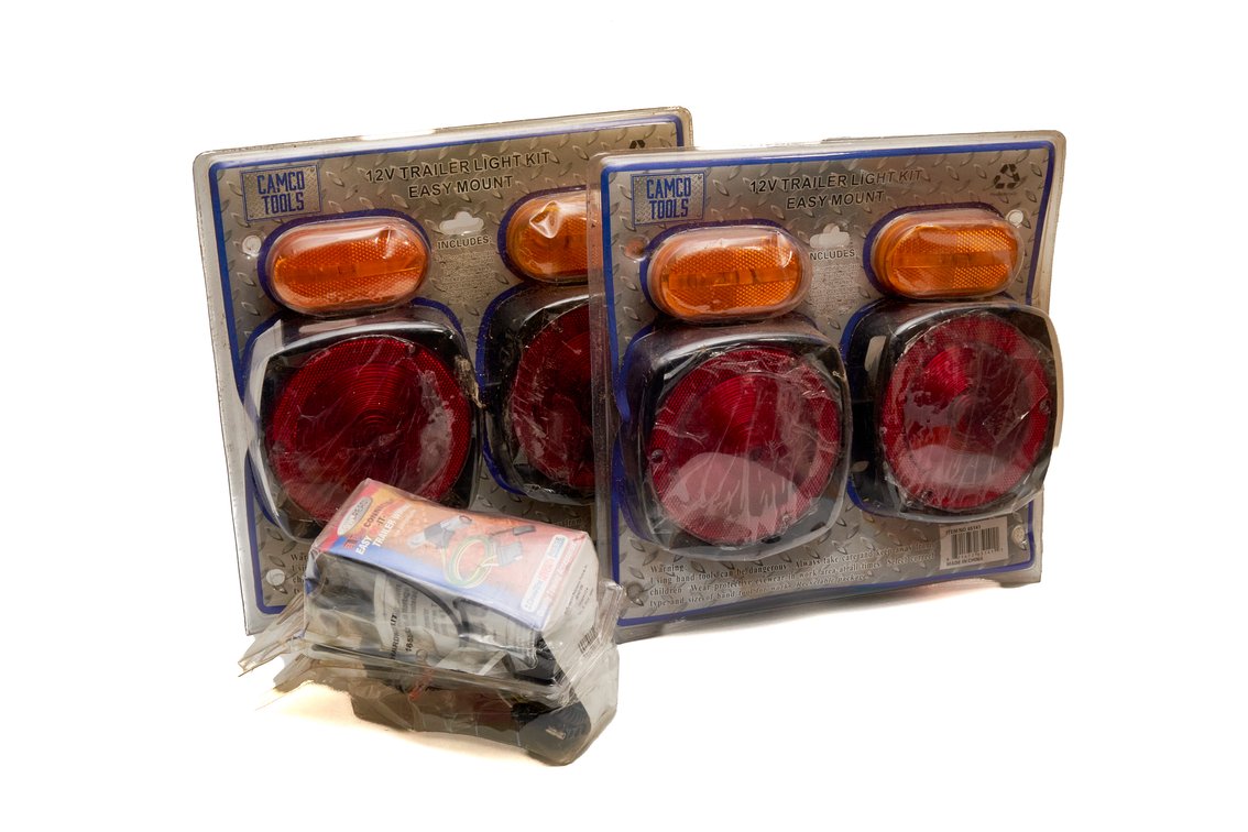 Two Sets of Trailer Lights & a Wiring Harness