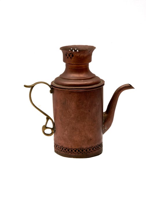 Antique Personal Brass/Copper Samovar
