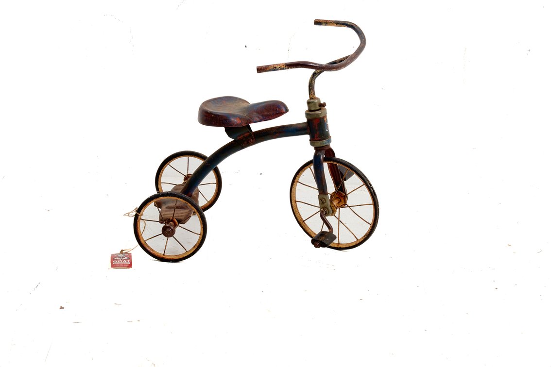 Early 20th Century Metal Child's Tricycle