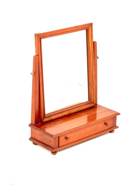 Mid-Century Leopold Stickley Cherry Shaving Mirror