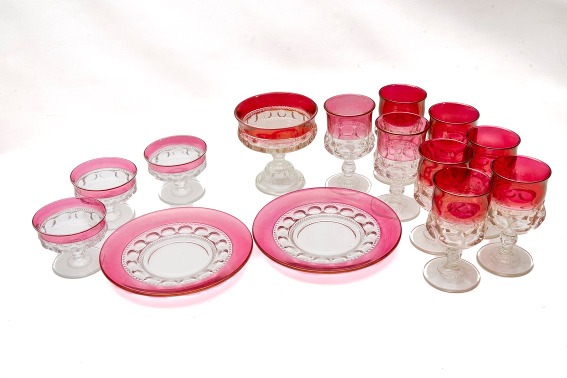 Vtg Fourteen Pcs Tiffin-Franciscan King's Crown