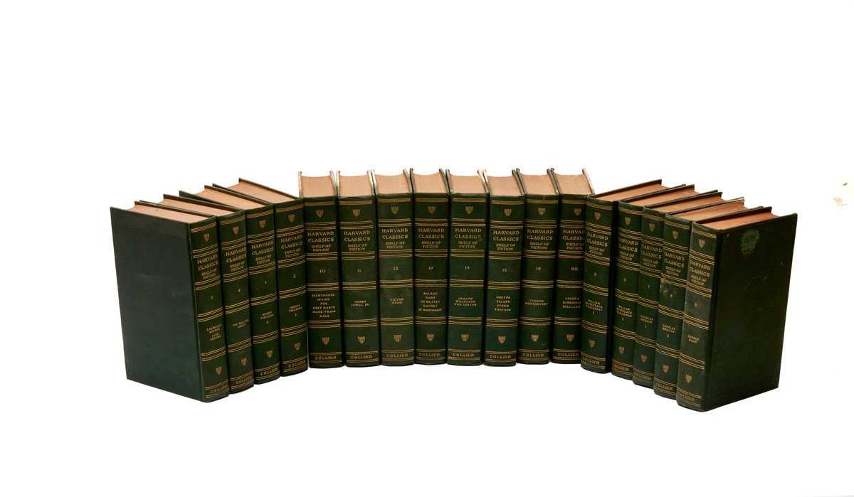 Harvard Classics- Shelf of Fiction Book Collection