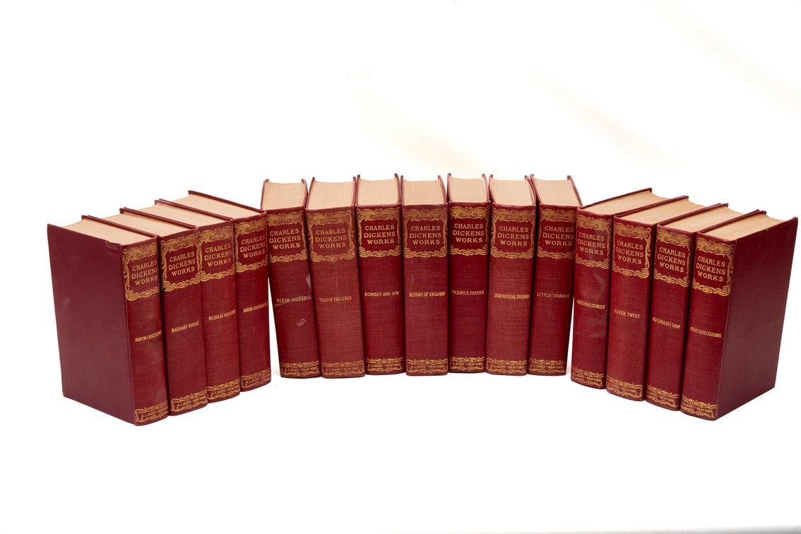 C. Dickens Book Collection- 15 Book Set