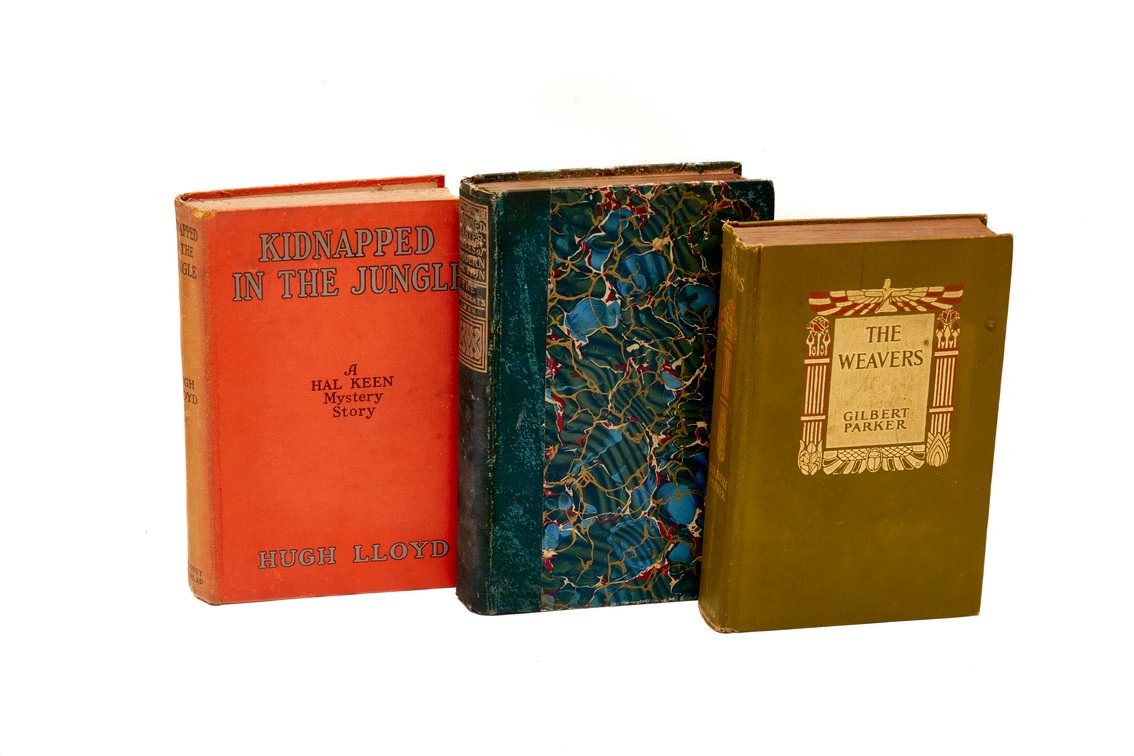 3- Early 20th Century Decorative Hardcover Books