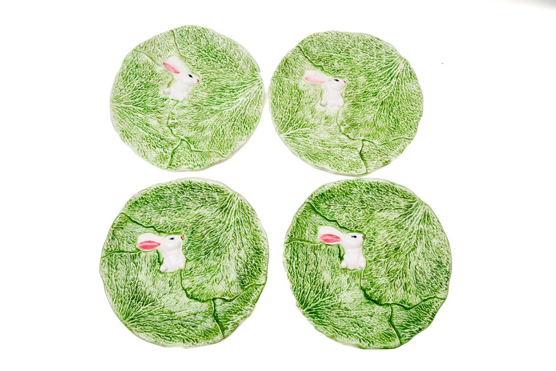 Garden Bunny Plate Set- by Seymour Mann