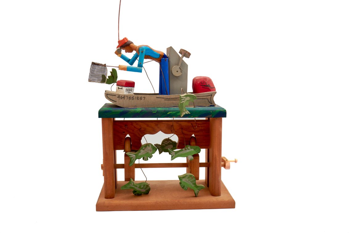 Mechanical Wooden Sculpture by Woody Jones- '87