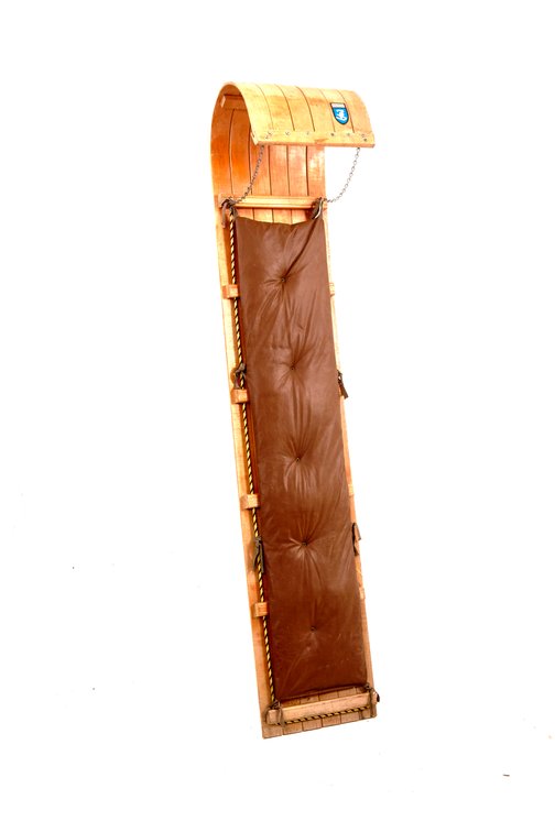 Torpedo Made in Canada Wooden Toboggan Sled
