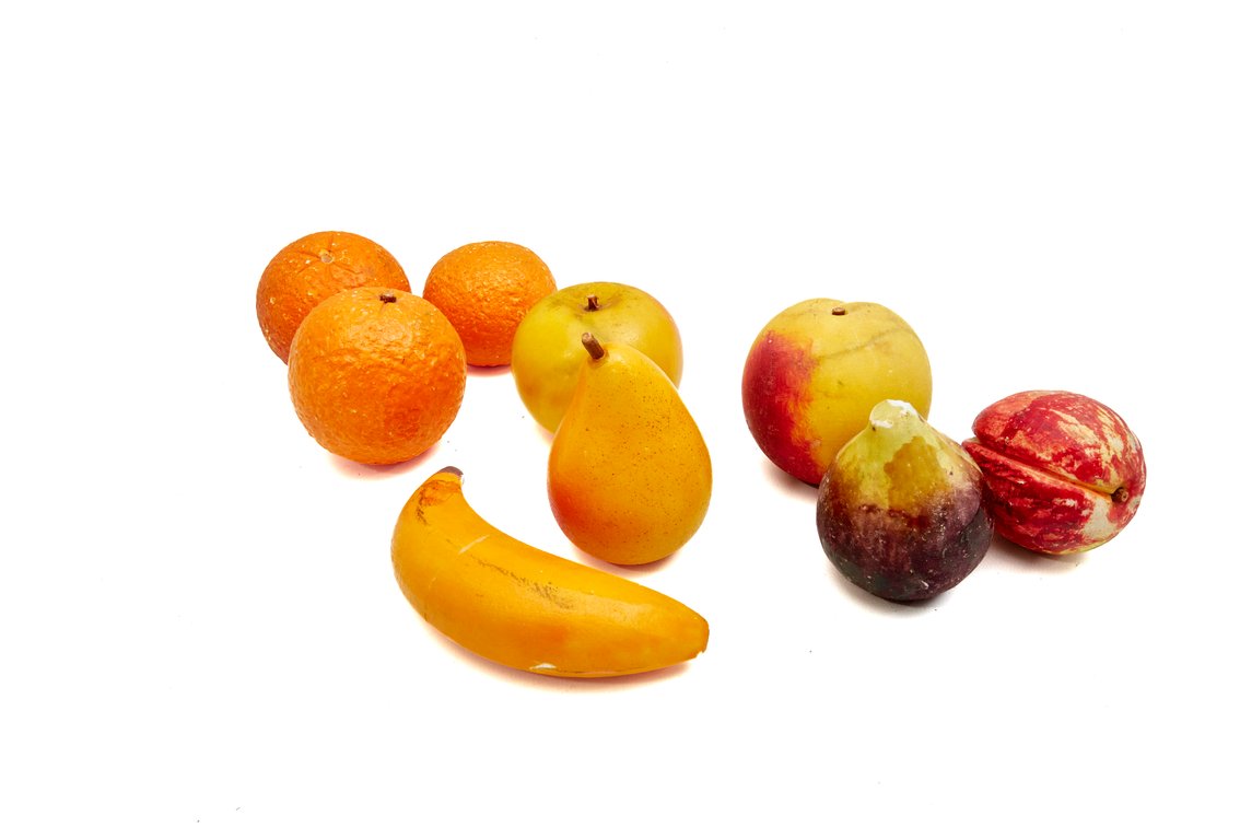 Hand-Carved Italian Alabaster Fruit, 1950s-1970s