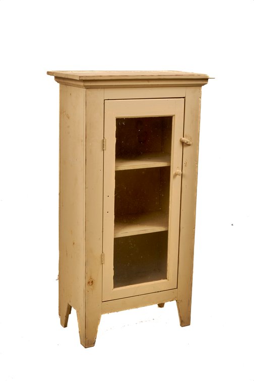Cottage Cupboard with Glass Door