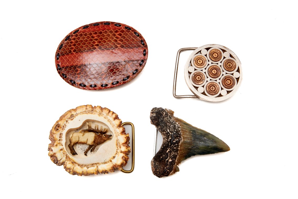 Four Unique Belt Buckles- Nature / Hunting