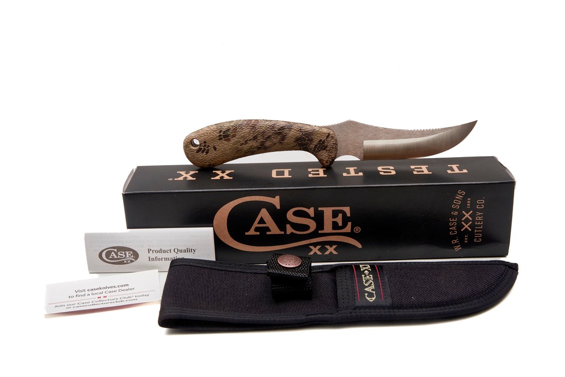 Case XX Collins Ridgeback Hunter Knife with Sheath