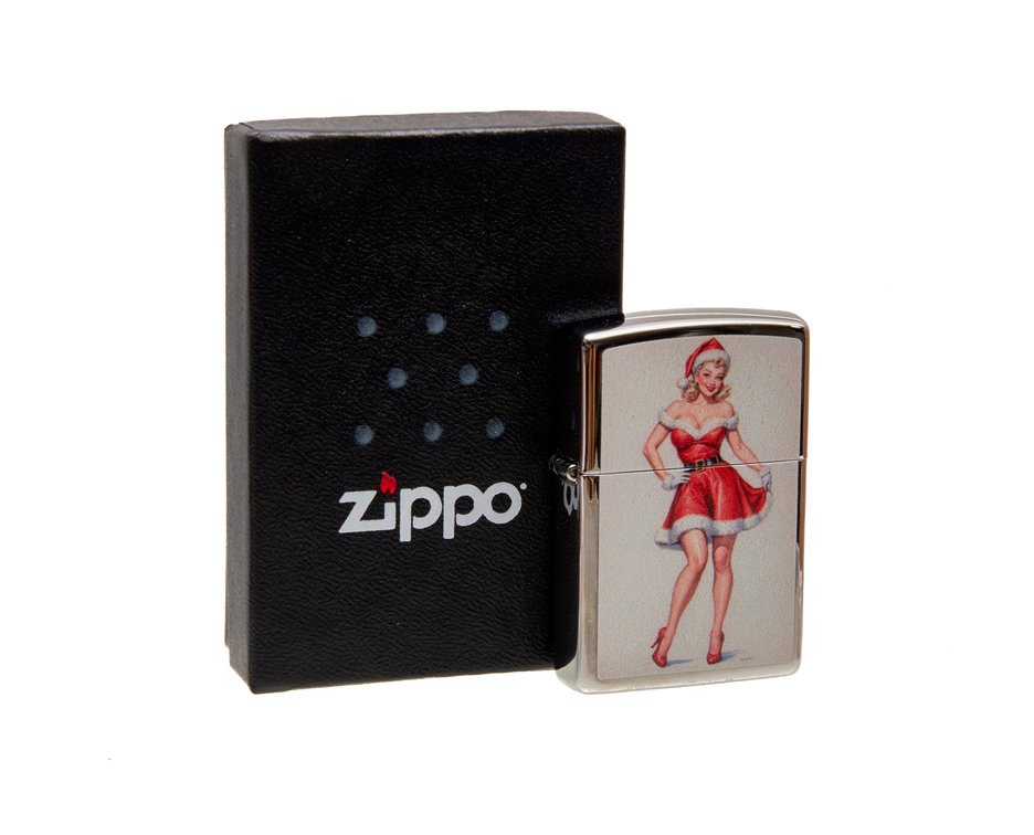 Zippo America 250th Christmas Pinup Girl Lighter