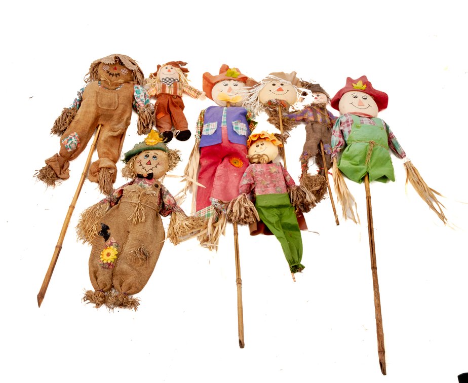 7 Scarecrows- Fall Decorations