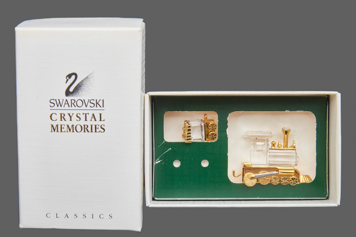 Swarovski Crystal Memories Miniature Toy Train