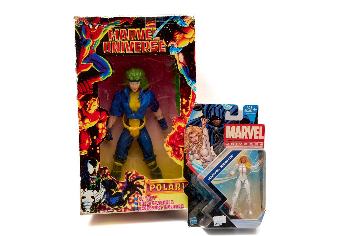 Marvel Universe Polaris &Marvel Knights Emma Frost