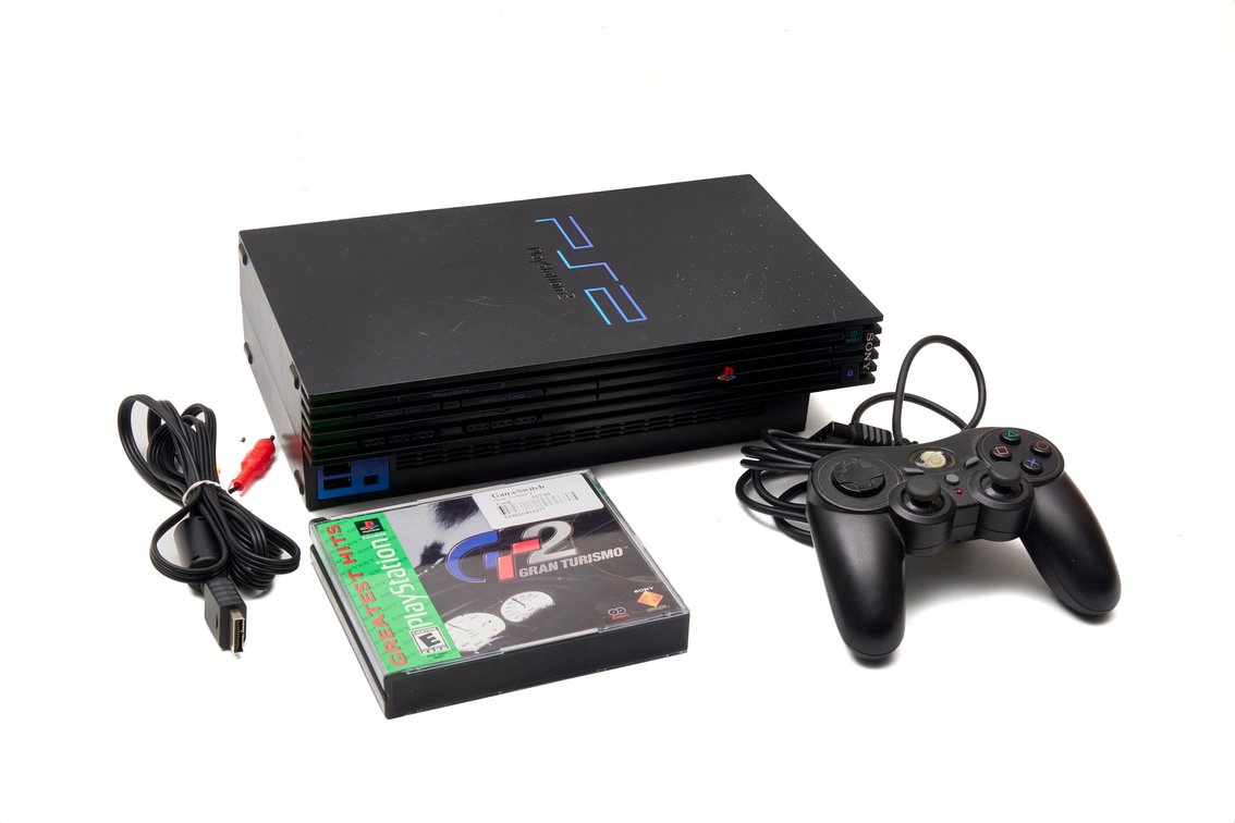 Sony PlayStation 2 SCPH-30001 Console w/ Cables