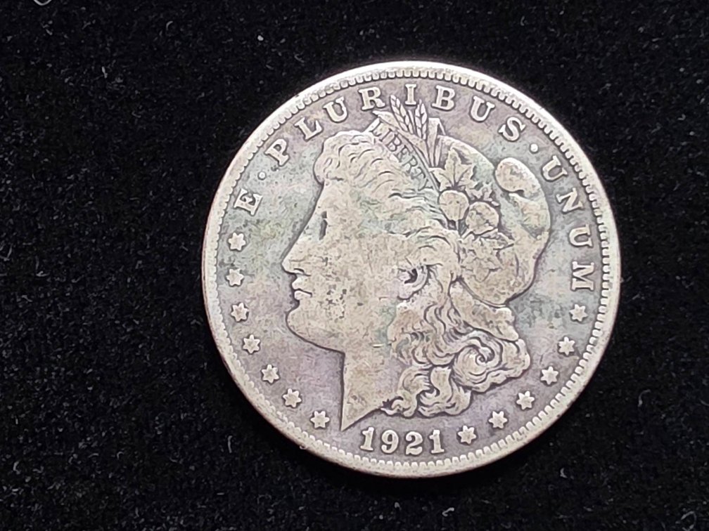 1921 Morgan Silver Dollar with S Mint Mark