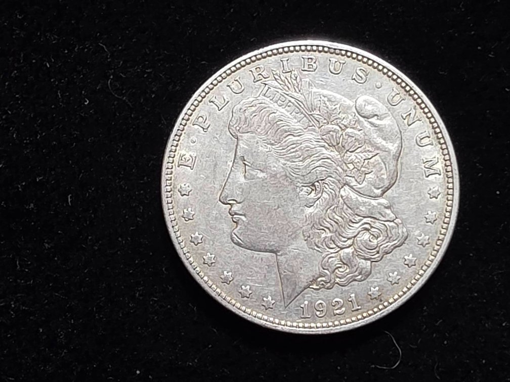 1921D Morgan Silver Dollar, United States, $1 Coin
