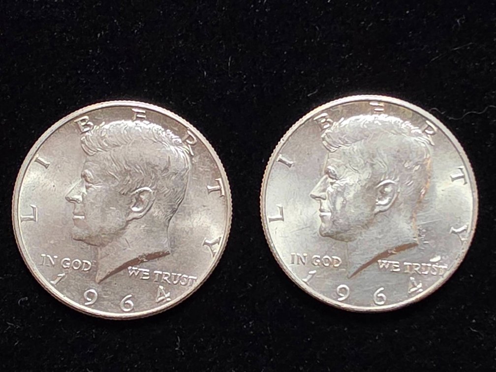 1964 Kennedy Half Dollar Coins