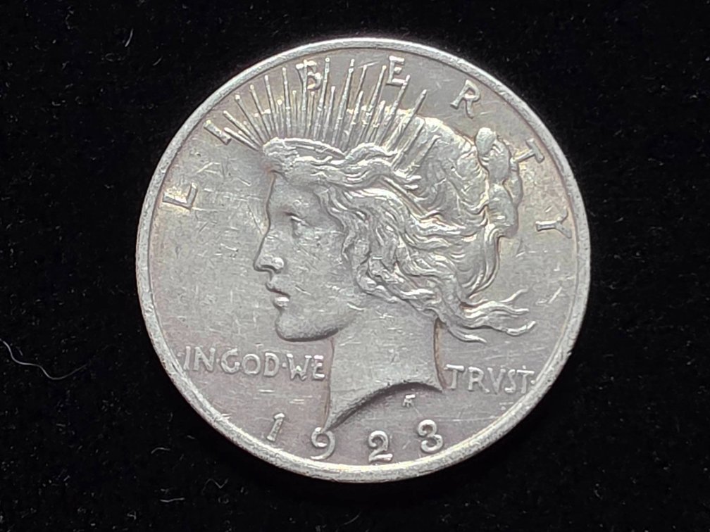 1923 Peace Silver Dollar US Coin
