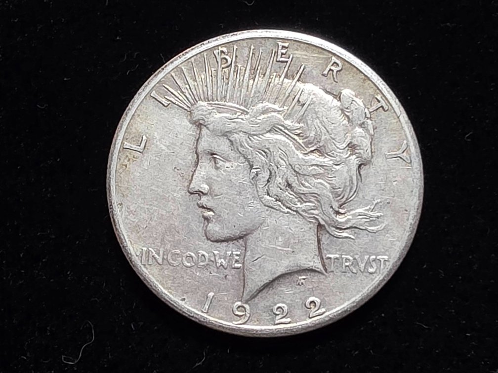 1922 S Peace Silver Dollar US Coin