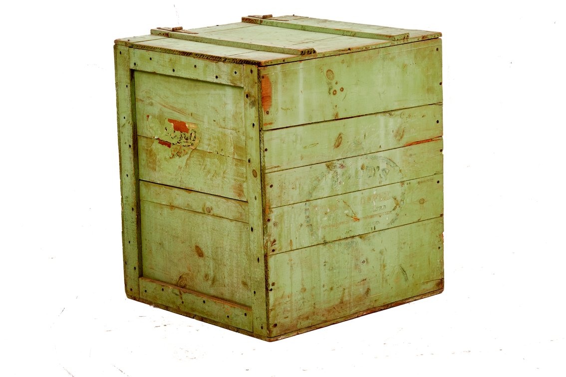 Antique Wood's Tea & Coffee Wooden Crate