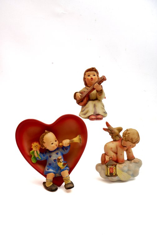 3 Goebel Hummel Figurines Lot, W. Germany