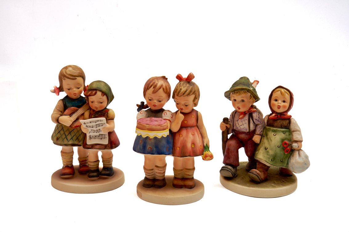 3 Goebel Hummel Figurines W. Germany